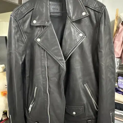 올세인츠 가죽자켓