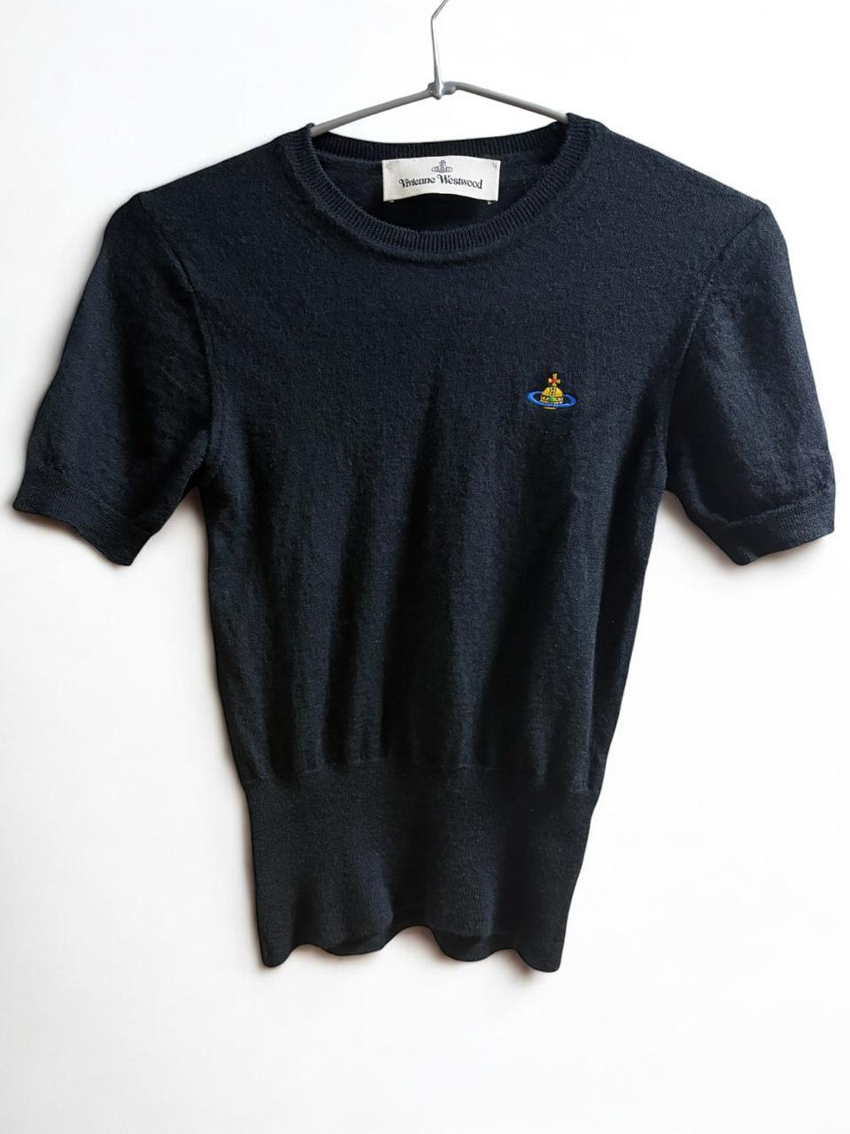 비비안웨스트우드 ORB 로고자수 반팔니트