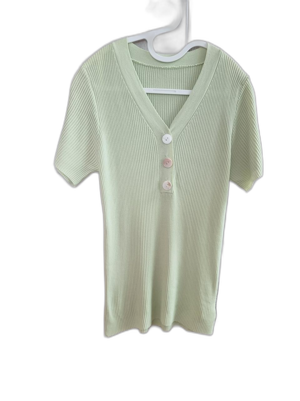 골지 반팔니트 F