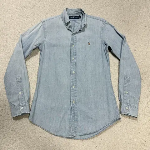 폴로 데님 셔츠 xs