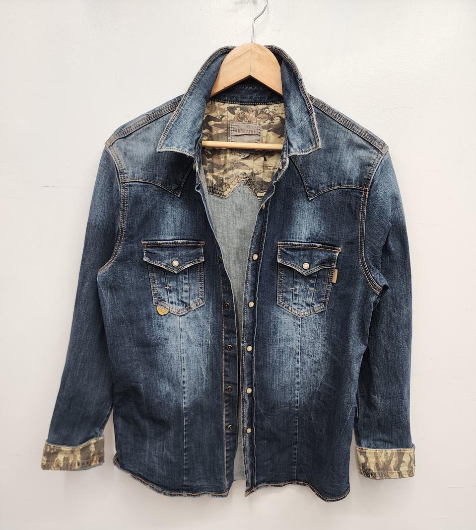 버커루 여성 스판 청남방(105사이즈)