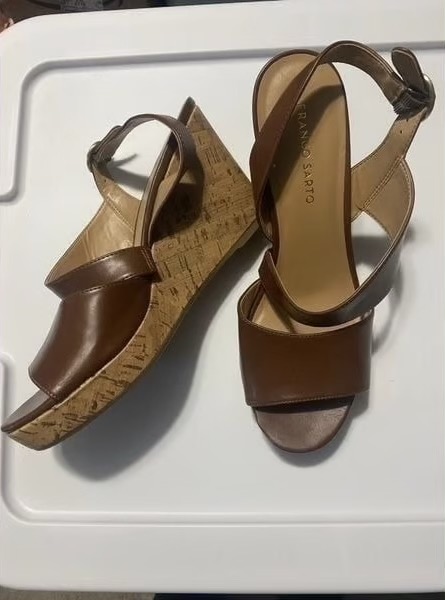 이탈리아 franco sarto 프랑코살토 웨지 샌들 웨지힐