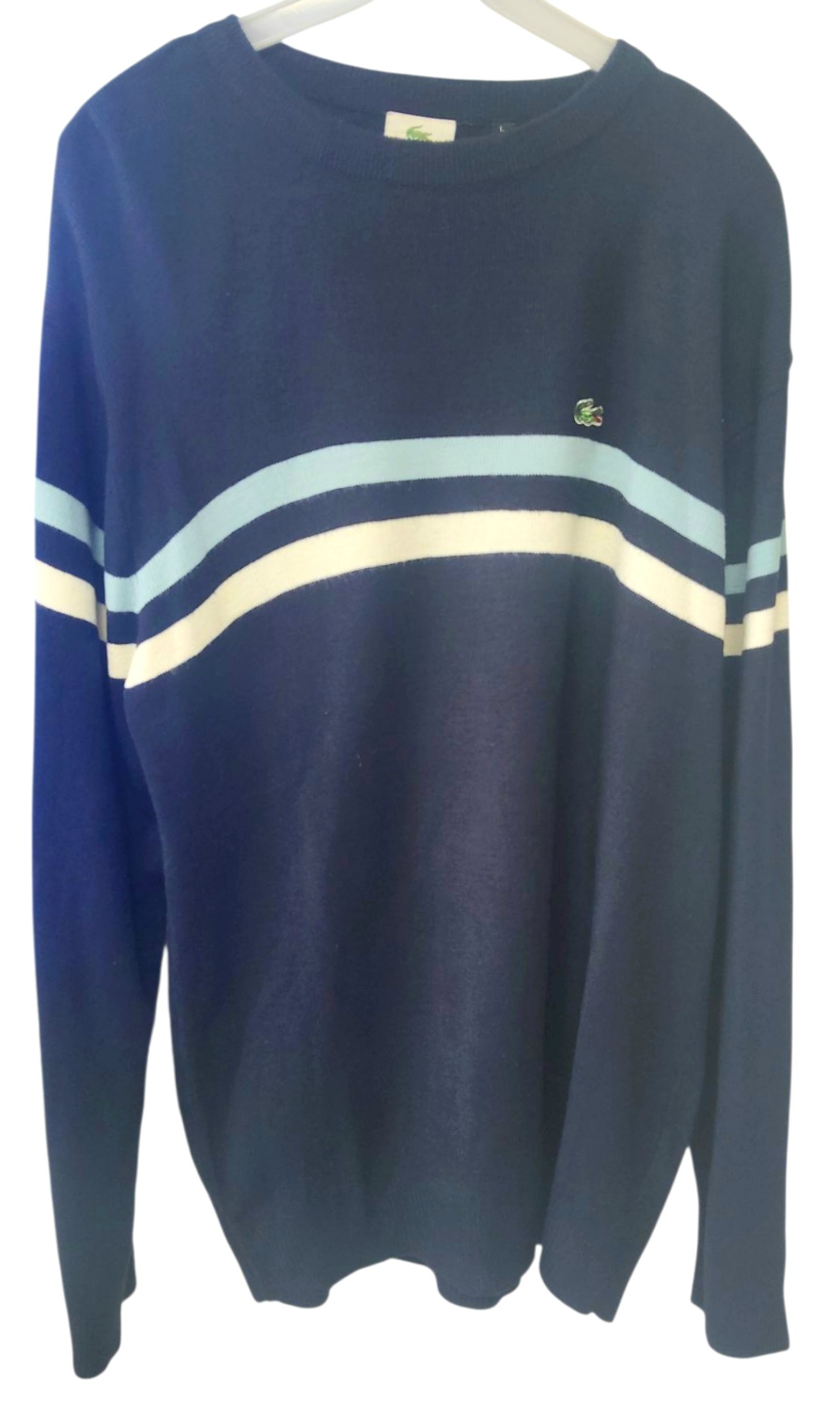 LACOSTE 라코스테 라운드 니트 스웨터 남성용