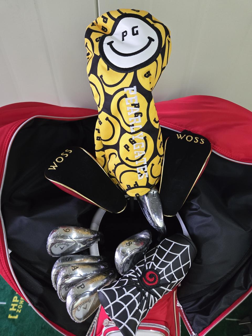 캘러웨이 특A급  여자골프채풀세트 바퀴형골프백  여성골프채