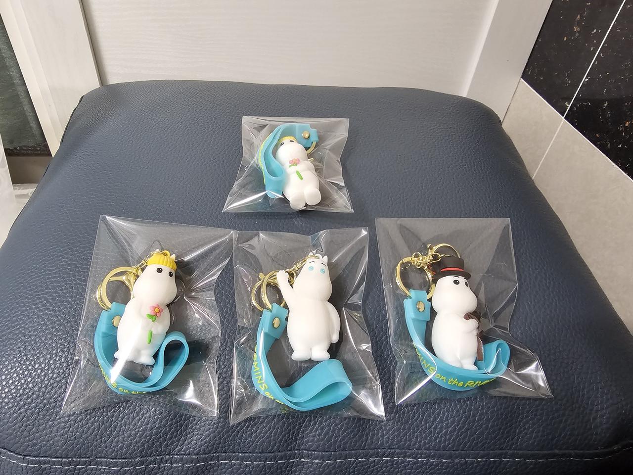 무민 인형 키링이랑 무민피규어 키링 새거 팔아요