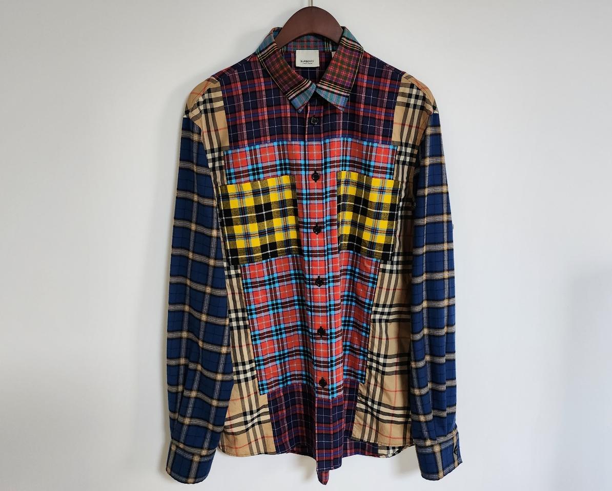 M 버버리 멀티컬러 체크 셔츠 8034378