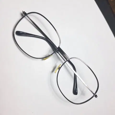 일본 수입 블랙 보잉 빈티지 안경테 빅사이즈