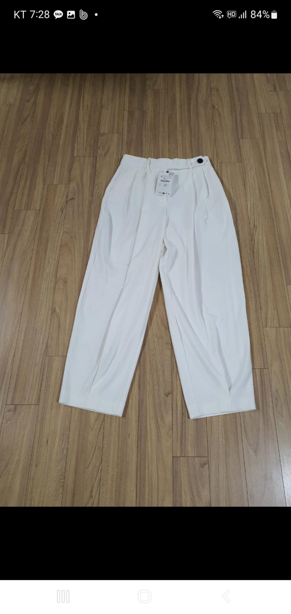 자라 쉬폰 바지 여성 새 옷