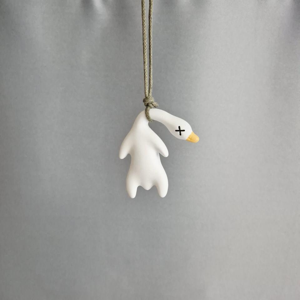 오리 거위 자동차 스윙 펜던트 팬던트 매다는 장식 액세서리 인테리어 소품