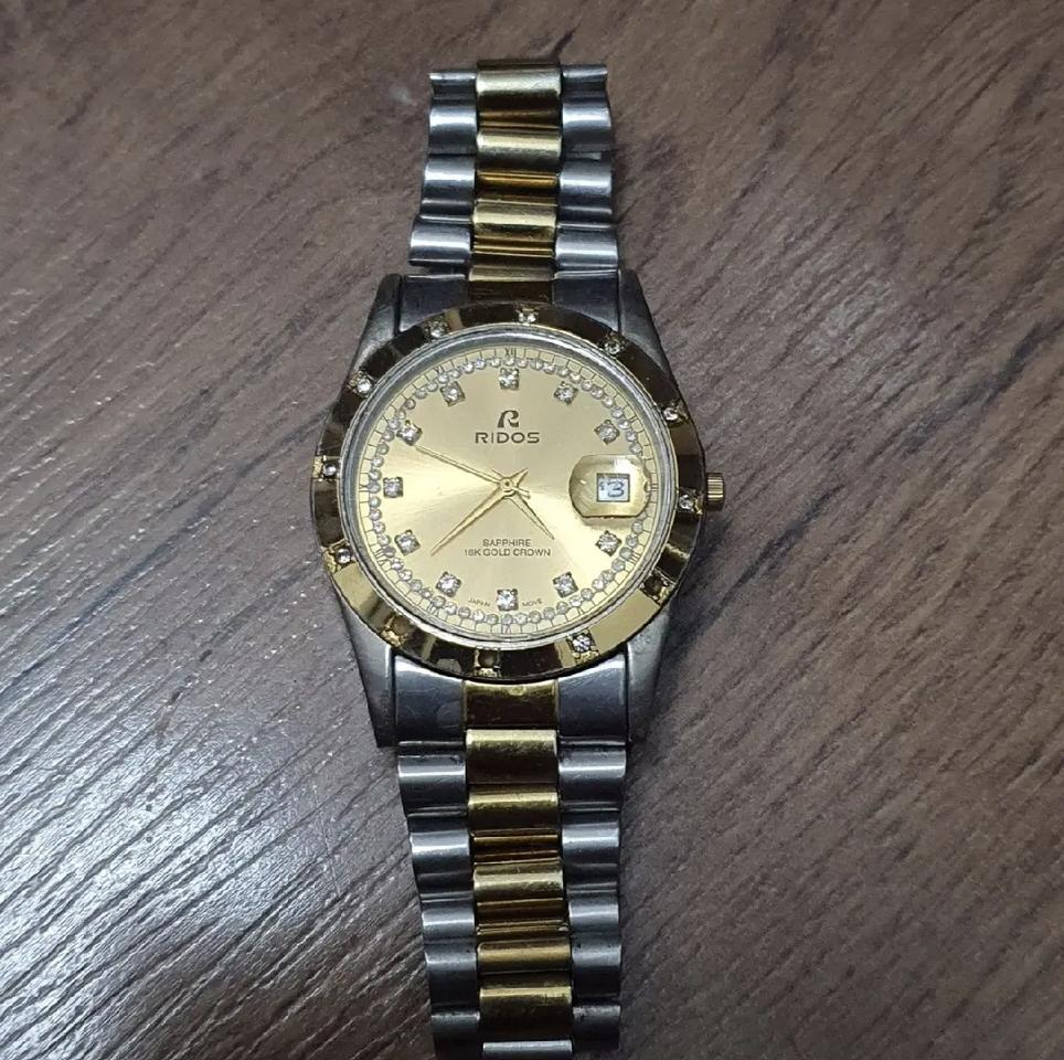 18k 진짜금 용두 리도스 시계 18K GOLD CROWN