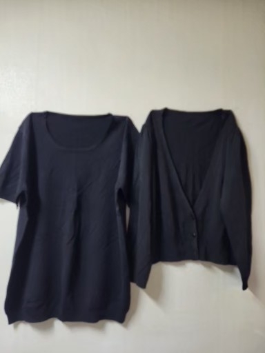 새상품)여름 앙상블 가디건  니트세트 free size