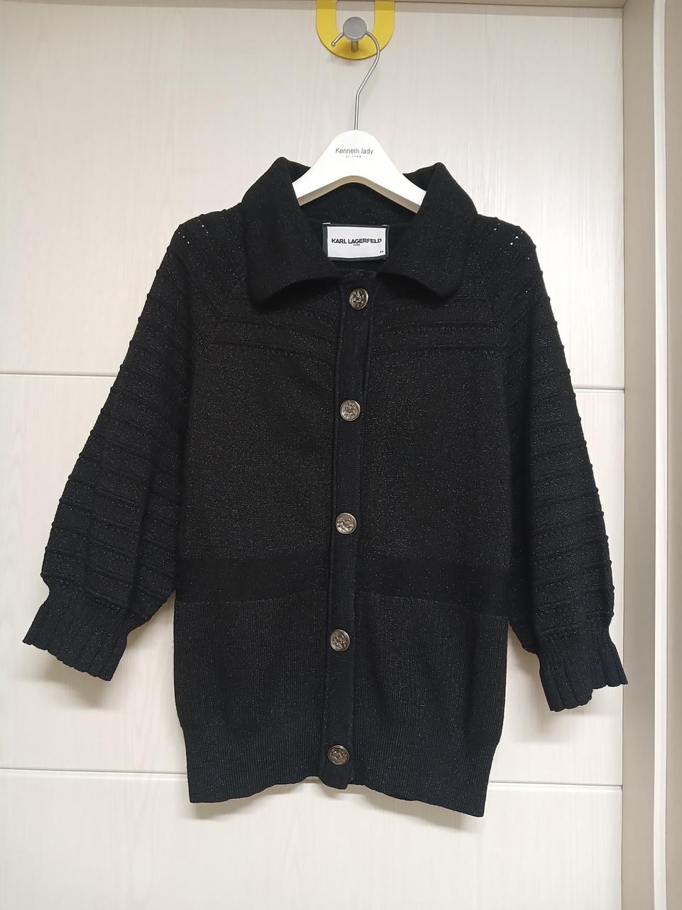 새옷■칼라거펠트 은은한 펄사 가디건