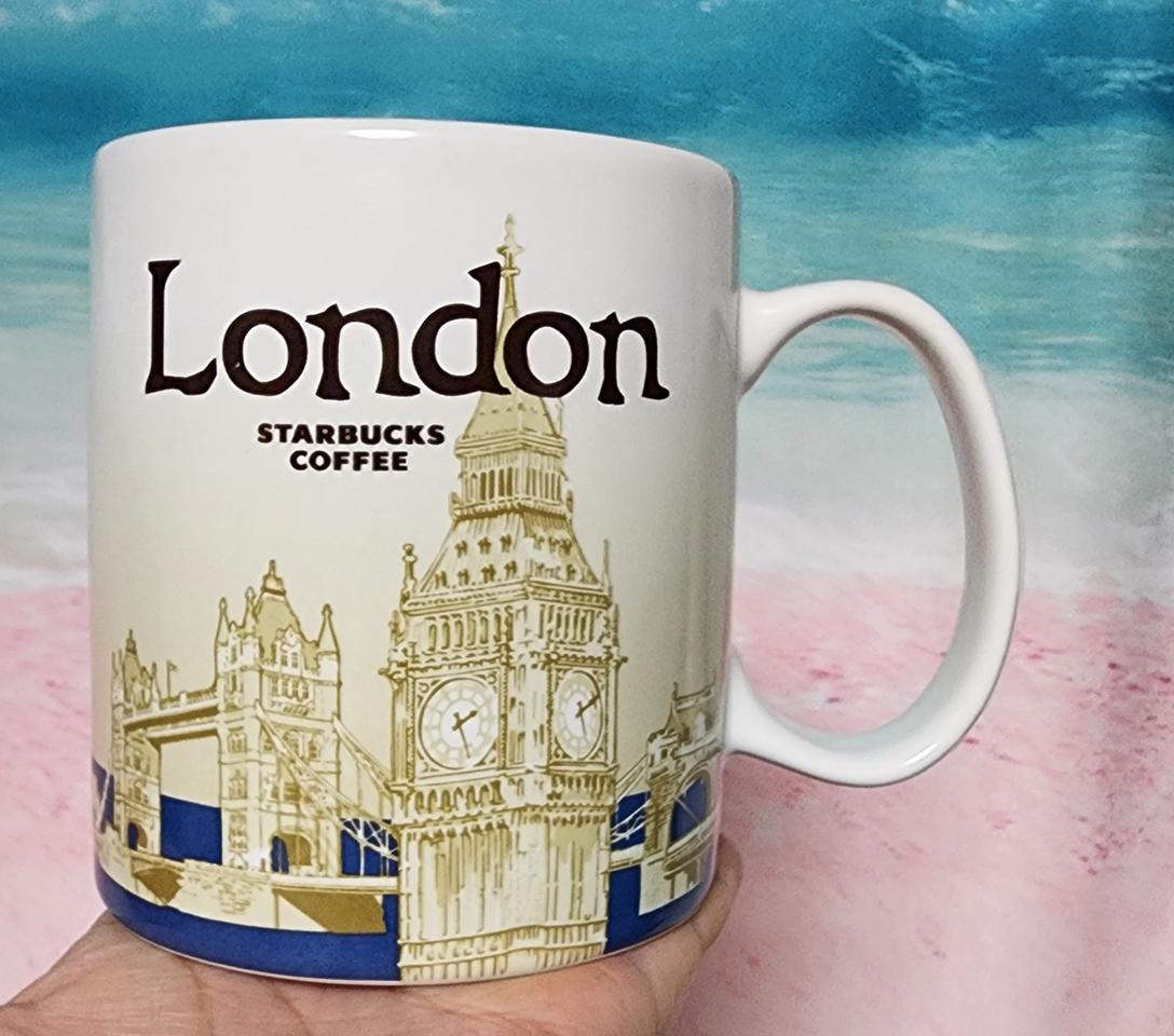 스타벅스 런던 시티머그 (빅벤)-아이콘머그