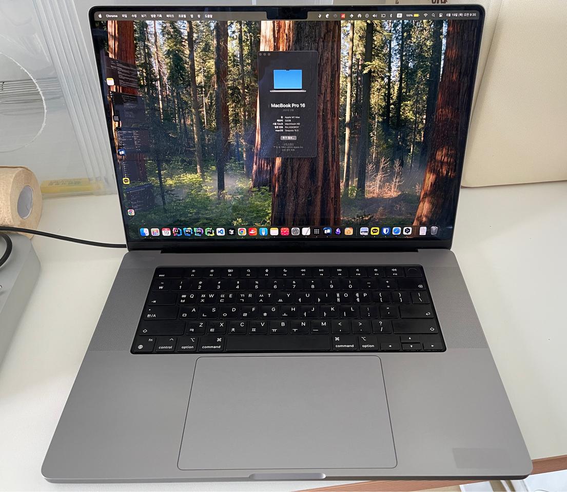 애플 맥북프로 16인치(MacBook Pro 16) M1 Max
