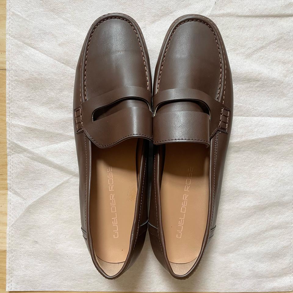 [새상품] 다크브라운 로퍼 구두 (240)