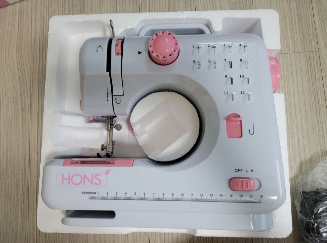 (택배가능) 재봉틀 HONS 한땀한땀 pro HSSM-1201
