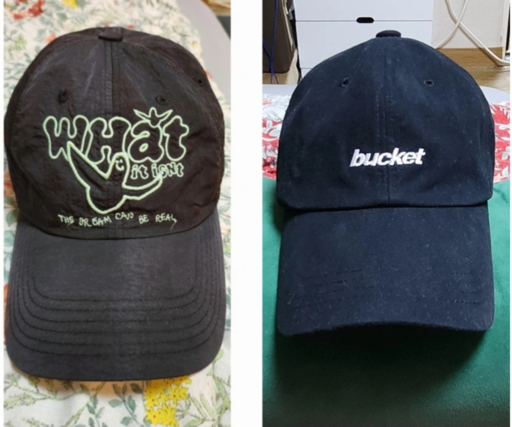 모자  두개 일괄