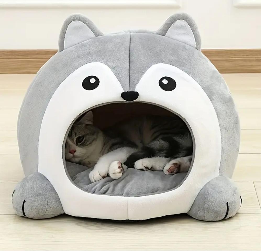 (미사용) 고양이 침대, 고양이 집 팝니다.