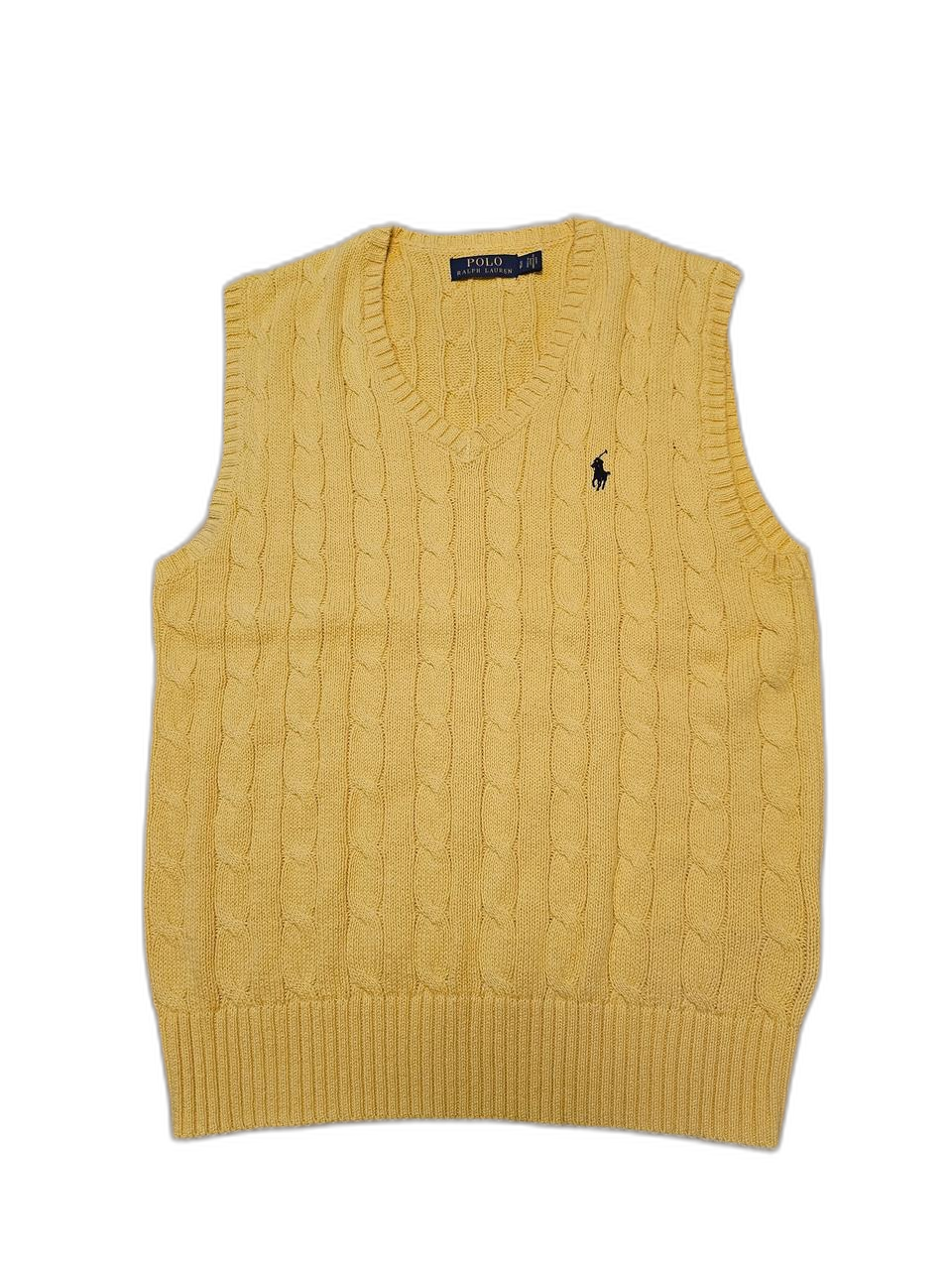폴로 랄프로렌 케이블 니트 조끼
