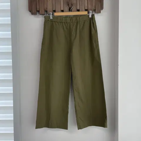 아스페시 밴딩 와이드 팬츠