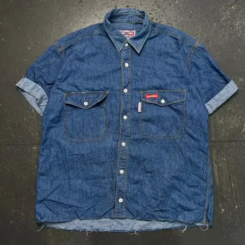 100 버드와이저 데님 셔츠