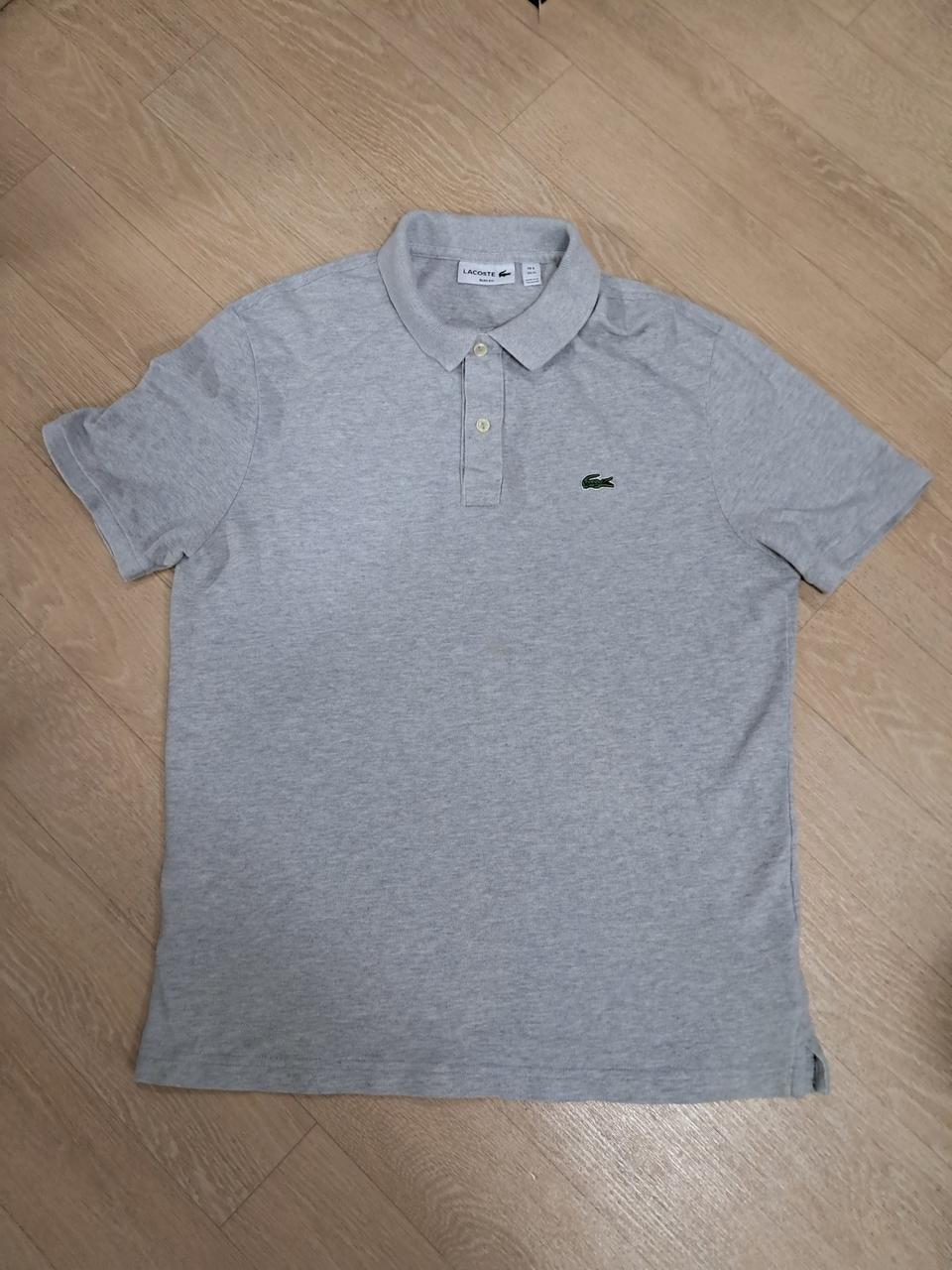 라코스테 슬림핏 반팔 카라티 피케티 XL