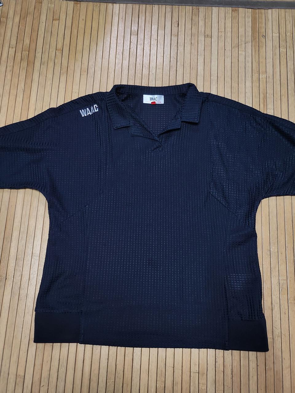 왁여성반팔골프웨어(3싸이즈반품47센티)짙은네이비