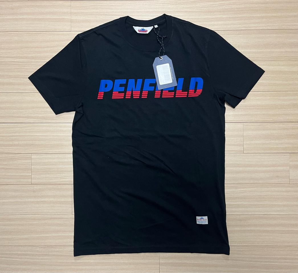 [새제품] [S] 펜필드 반팔 티셔츠 블랙