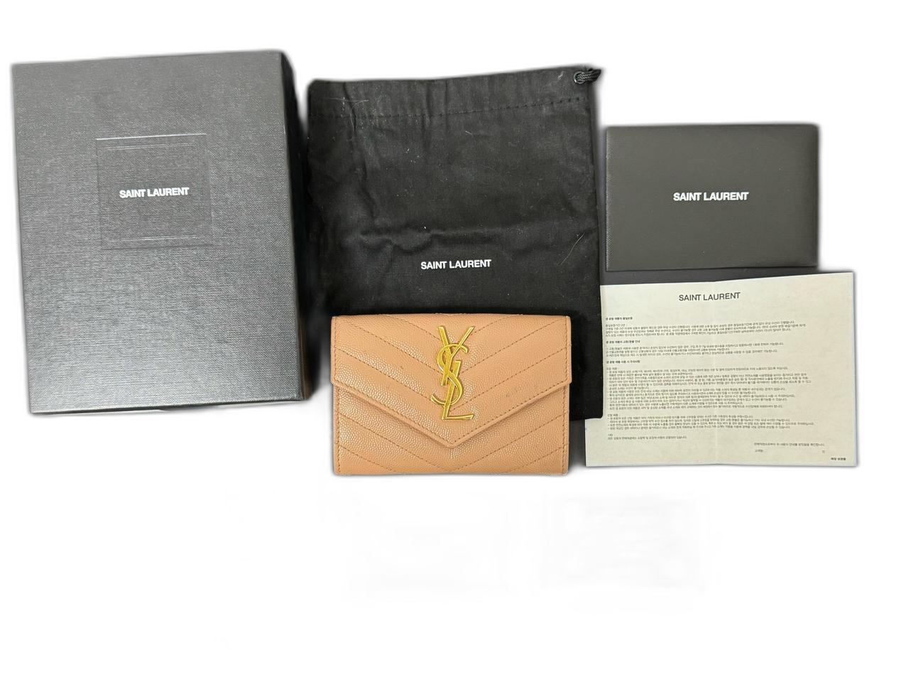 생로랑 카드지갑