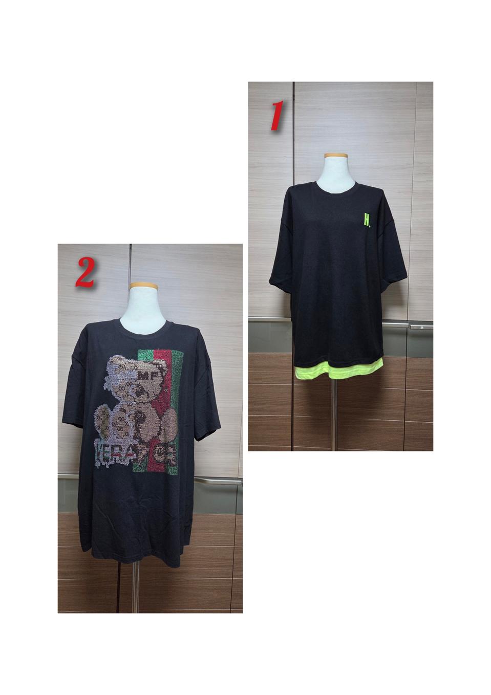 오버핏 반팔 티셔츠