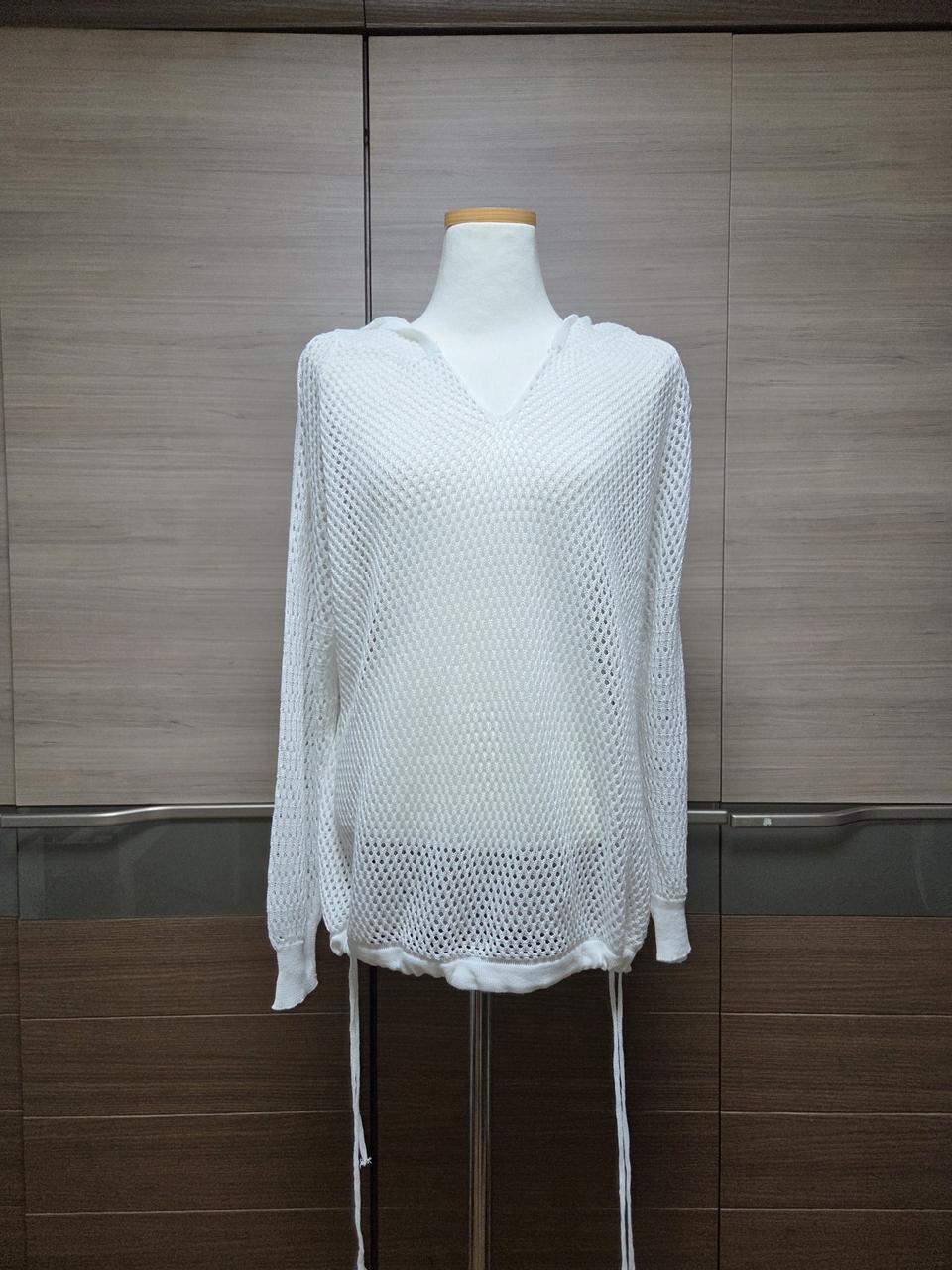 미상품)망사 후드티