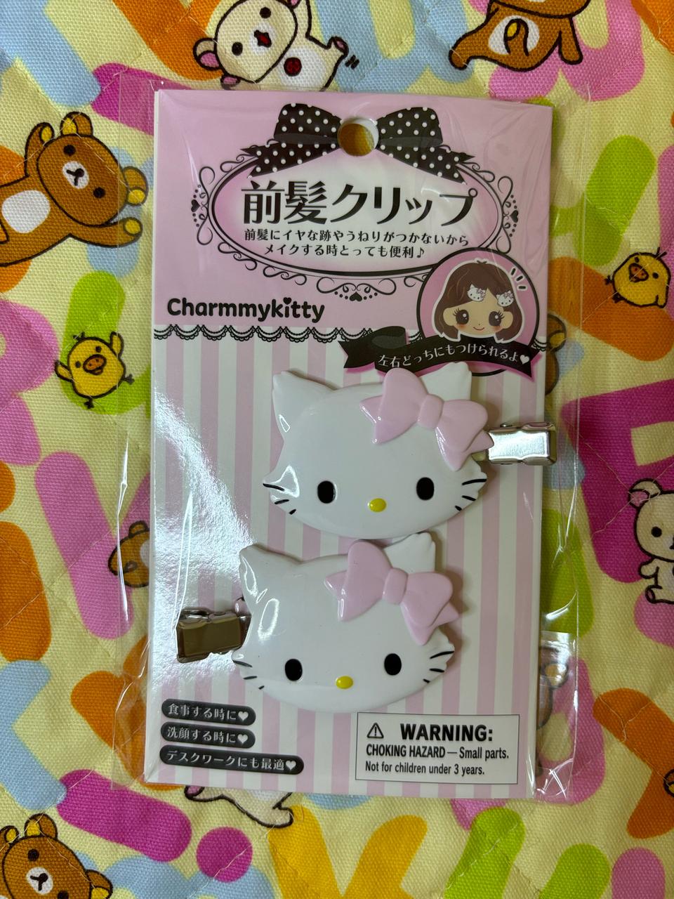 산리오 챠미키티 헤어핀 [일본정품 새상품]