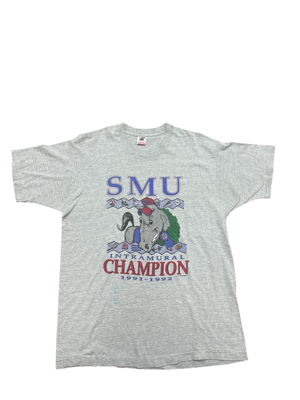 프룻오브더룸 그레이 90s 말 프린팅 빈티지 반팔티셔츠 XL