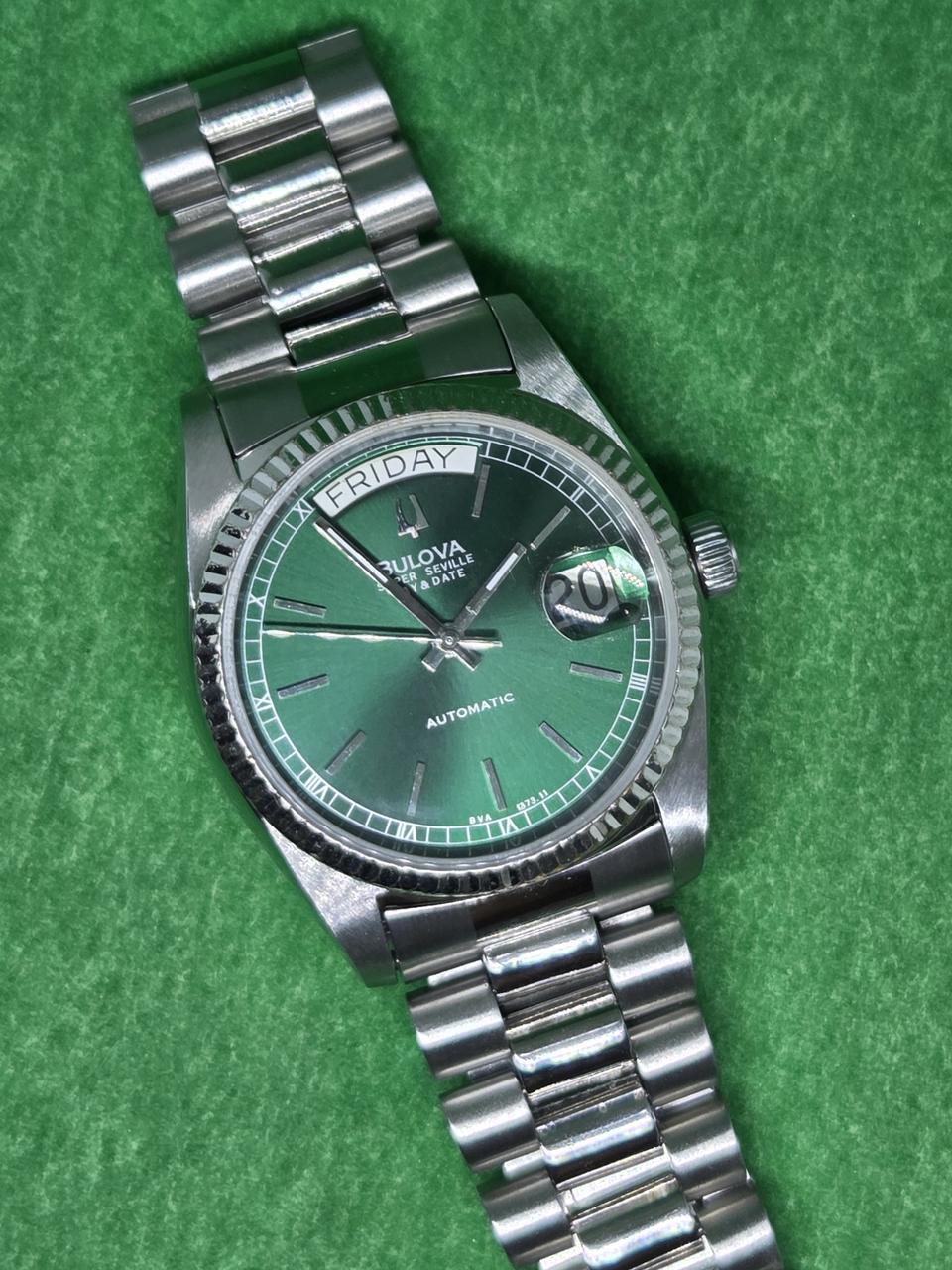 부로바 슈퍼세빌 데이데이트 녹판