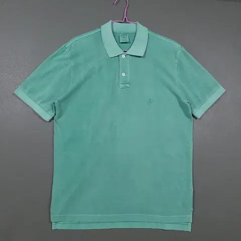 M (95) 브룩스브라더스 가먼츠 다잉 워싱 심볼 반팔 카라티셔츠 PK