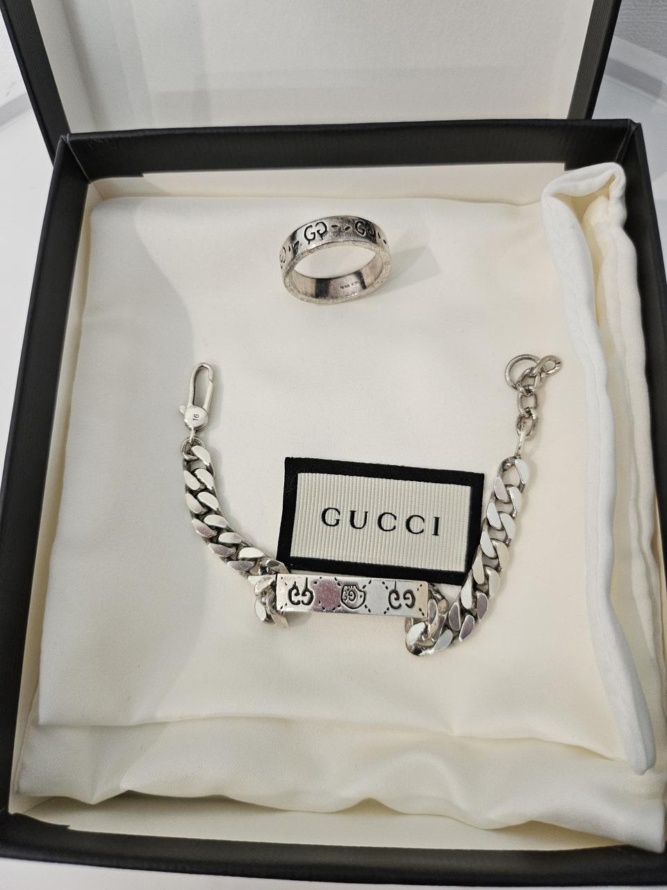 정품)구찌 고스트 팔찌 반지(일괄)