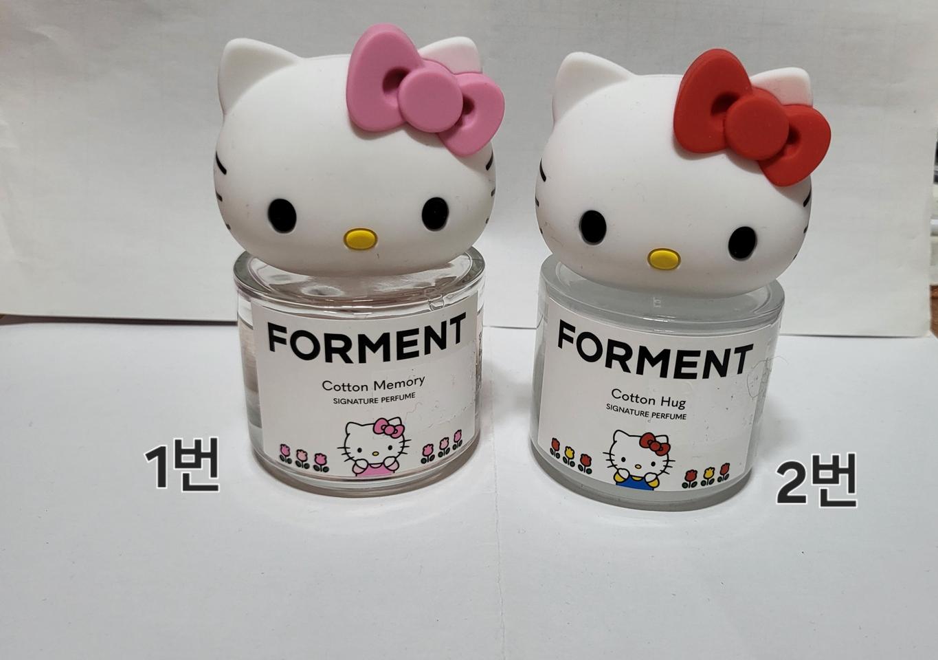 헬로키티 콜라보 포맨트 시그니처 퍼퓸 코튼 메모리, 코튼 허그 산리오