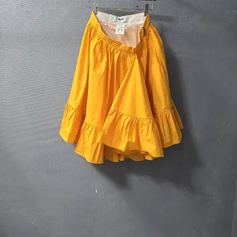 MSGM 개더 프릴 스커트
