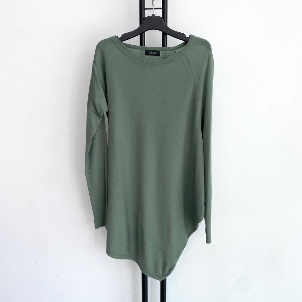 정품 한섬 타임 Time 카키 모 100% 니트