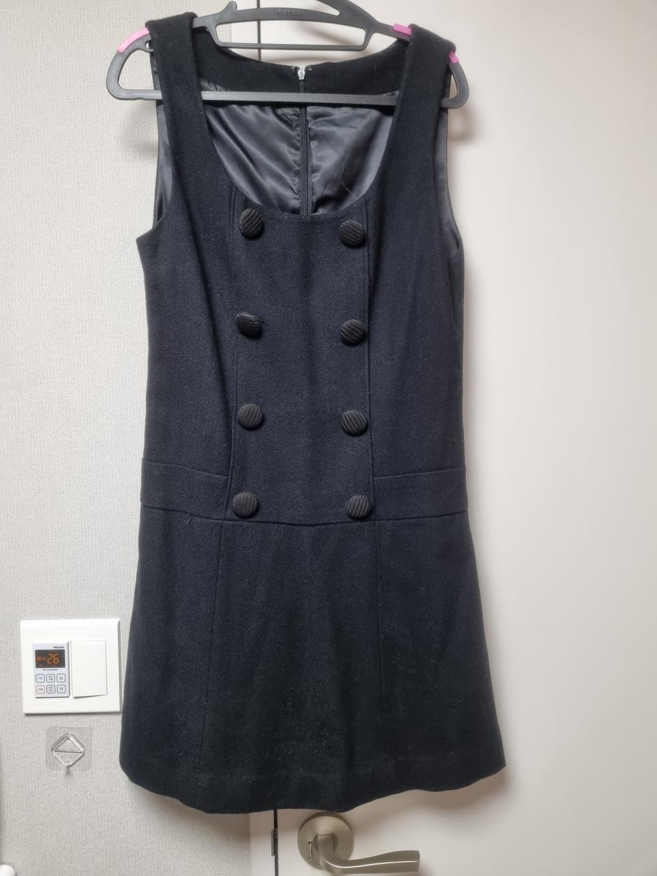 뷔스티에 모직 원피스