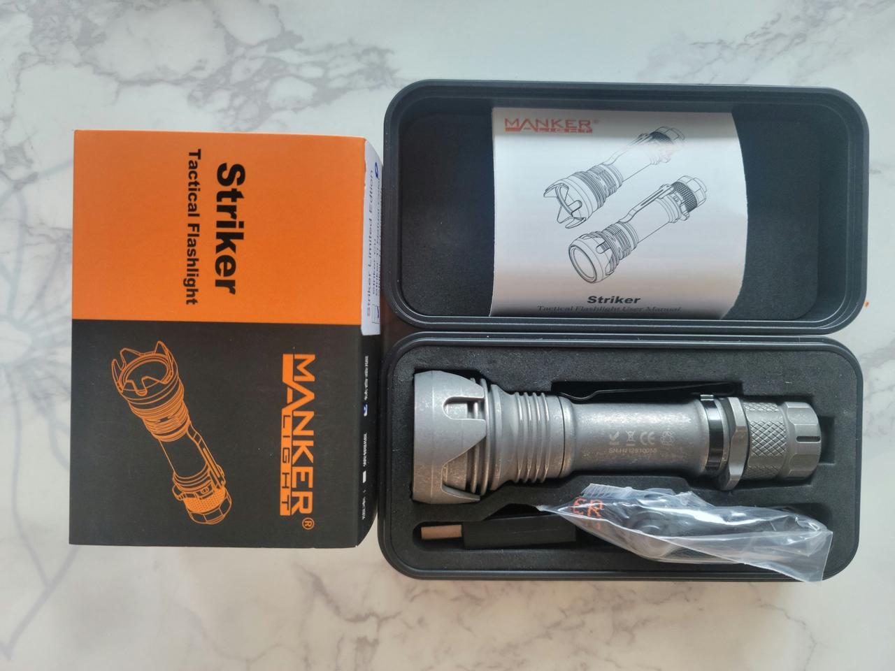 MANKER STRIKER TI 손전등 플래쉬라이트 랜턴