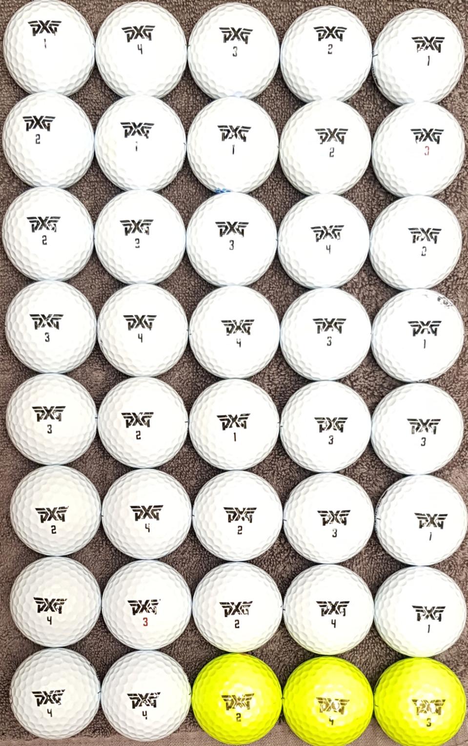 PXG 익스트림 프리미엄 3피스A+/A급40개.골프공 로스트볼