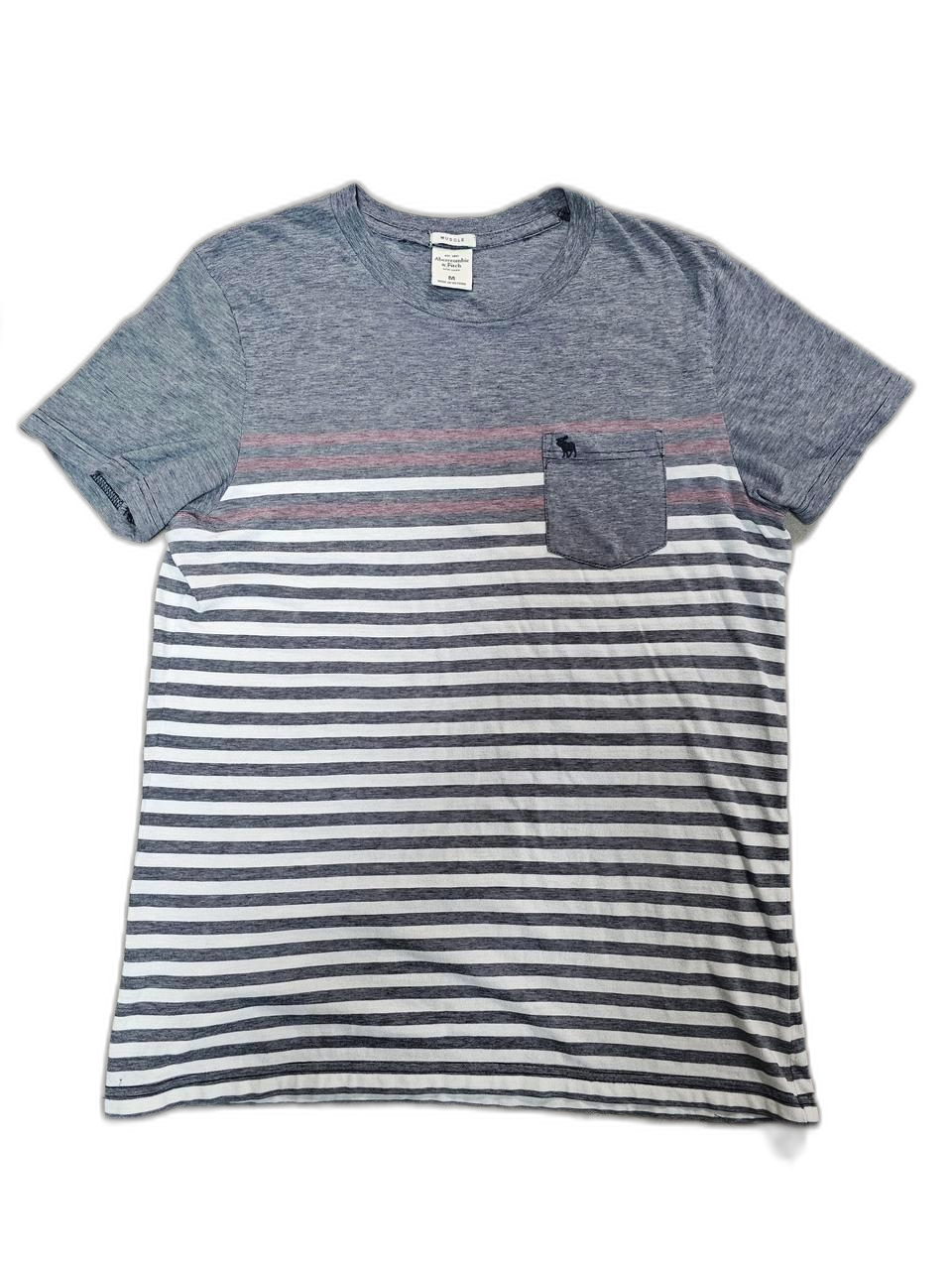 아베크롬비 스트라이프 반팔티(M)