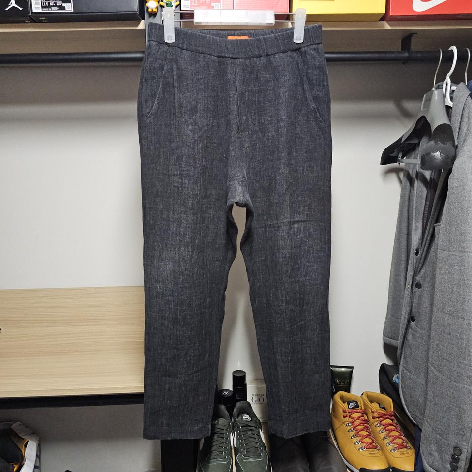 바레나 베네치아 이태리정품 얇고시원한마 남성 린넨밴딩 크롭팬츠 30