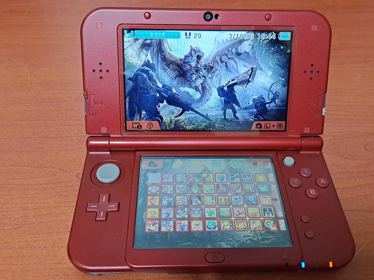 NEW 3DS XL 메탈릭 레드 256G