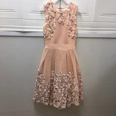 maje마쥬 정품 로즈 드레스 핑크 S