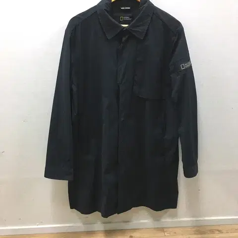 내셔널지오그래픽 정품 블랙 롱자켓 남성 바람막이 하이벤트자켓 M사이즈