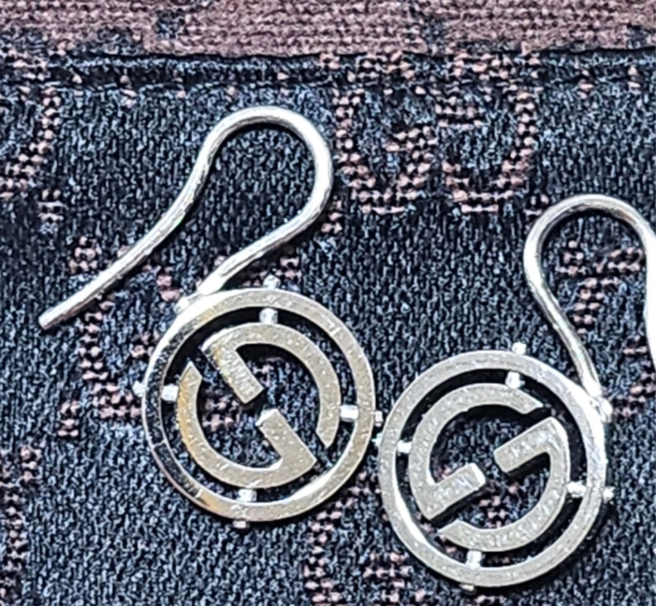 정품 18k 구찌 귀걸이