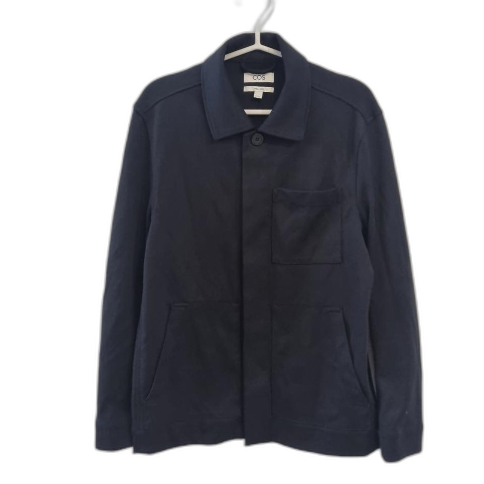 COS 코스 블랙 코튼 자켓