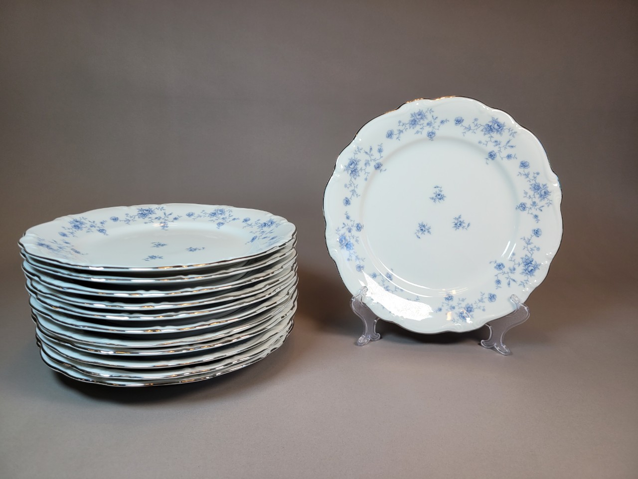 요한 하빌랜드 아이스로즈 디너접시 앤틱 엔틱